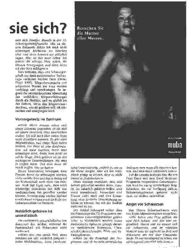 Vorschauseite 2: Schwangerer Star im Frauenmagazin - Welche Geburt wünscht wünscht sie sich?