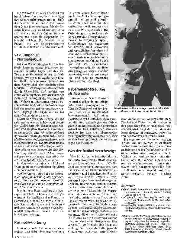 Vorschauseite 3: Schwangerer Star im Frauenmagazin - Welche Geburt wünscht wünscht sie sich?