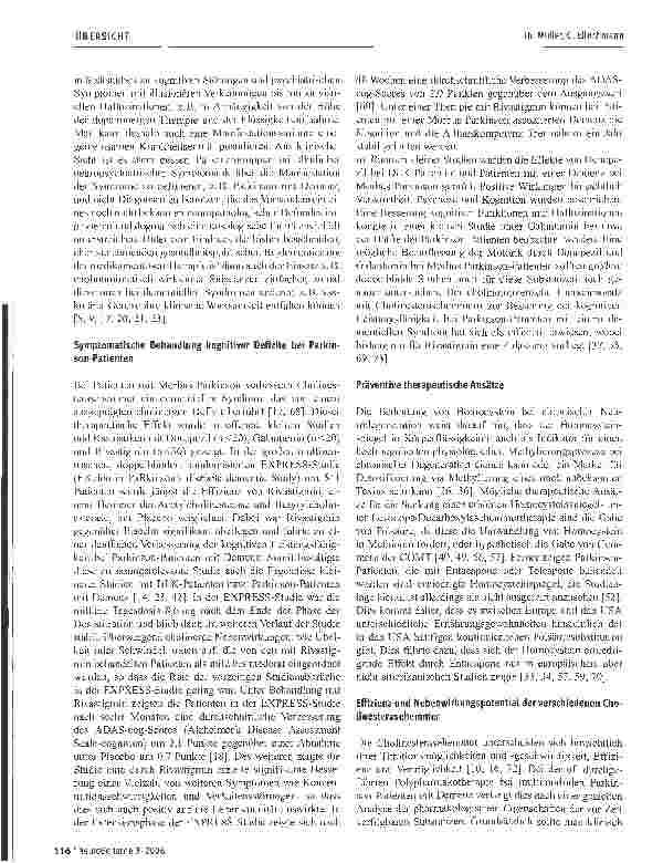 Vorschauseite 4: Präventive und symptomatische Therapie der Demenz bei Morbus Parkinson