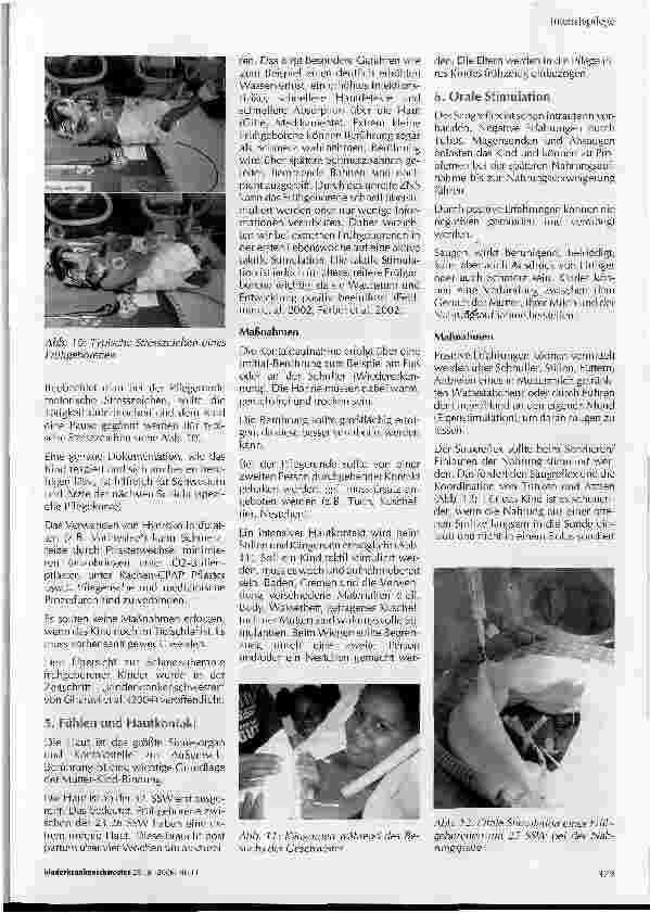 Vorschauseite 4: Extrauterine Umgebungsgestaltung für Frühgeborene