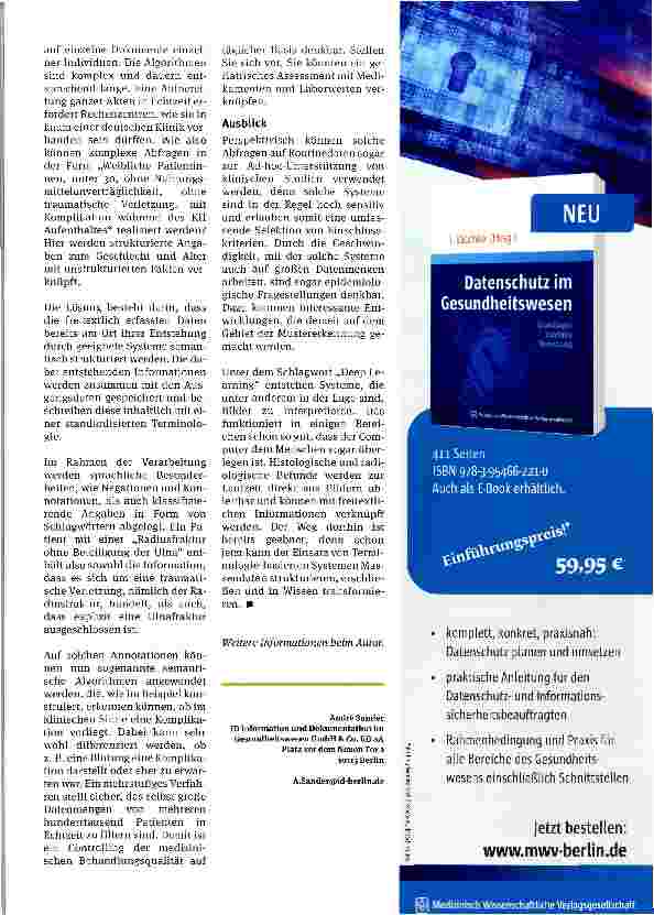 Vorschauseite 3: Wir dursten nach Wissen und ertrinken in Daten