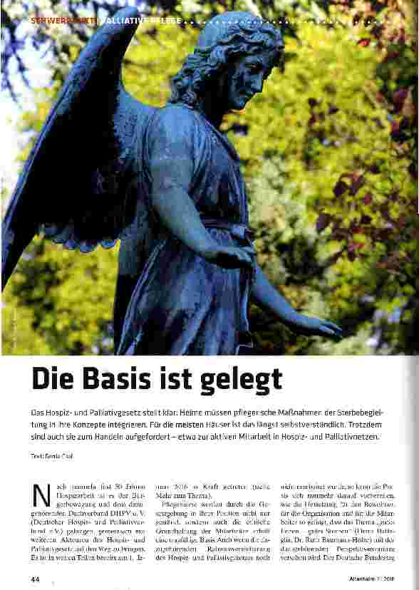 Vorschauseite 1: Die Basis ist gelegt