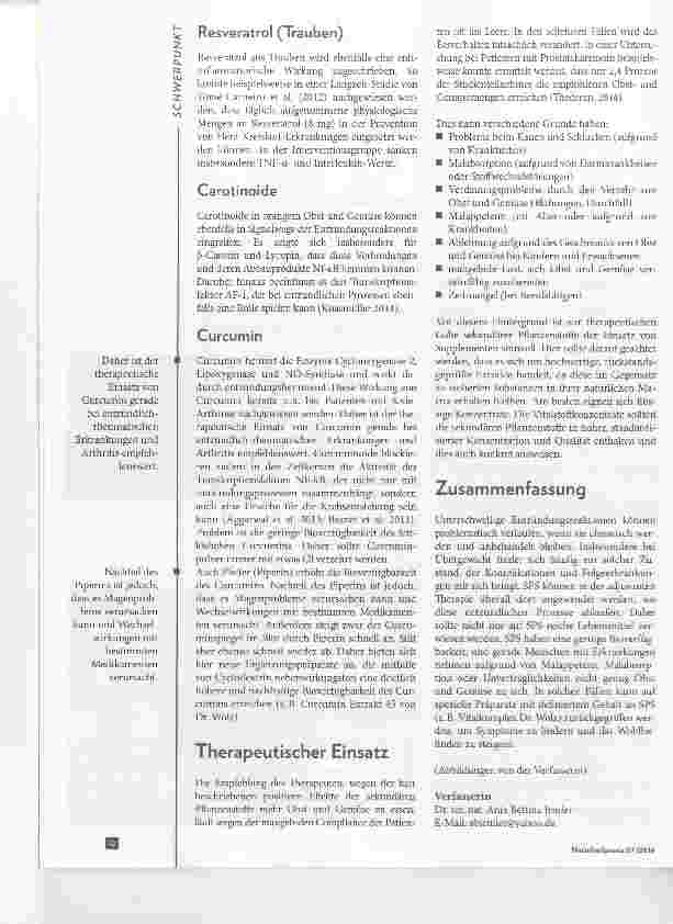 Vorschauseite 3: Silent Inflammation Der Einfluss sekundärer Pflanzenstoffe auf Entzündungsreaktionen