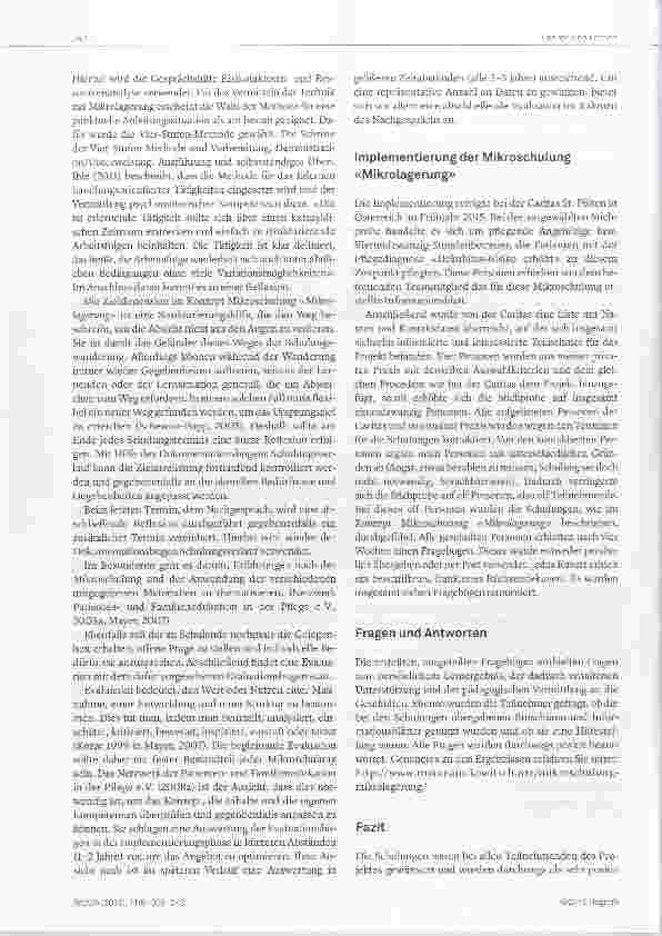 Vorschauseite 4: Mikroschulung Mikrolagerung. Ergebnisse des Implementierungsprojekts der ersten österreichischen Mikroschulung.