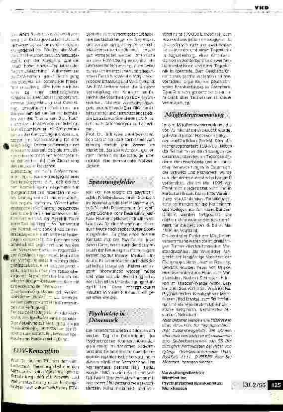 Vorschauseite 2: Voraussetzungen für modernes, flexibles Management schaffen! 29. Fachgruppentagung für Psychiatrische Krankenhäuser