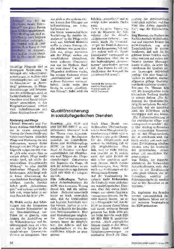 Vorschauseite 3: Basale Stimulation - Pflege und Förderung im Austausch