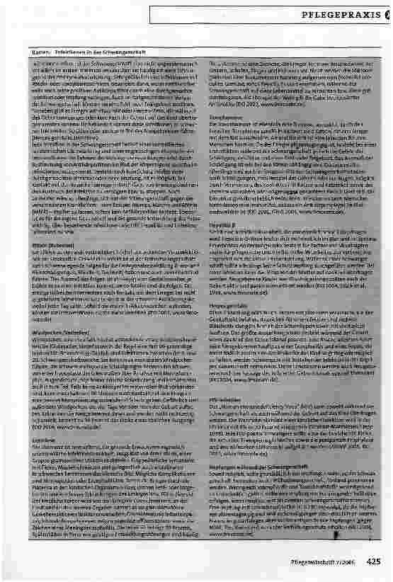 Vorschauseite 2: Hygiene-Serie - Teil 13: Schwangerschaft, Geburt und Wochenbett: Vor Infektionen schützen