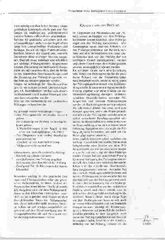 Vorschauseite 3: FACHWEITERBILDUNG INTENSIVPFLEGE UNDANÄSTHESIE -DIE GESTALTUNG DER PRAKTISCHEN PRÜFUNG