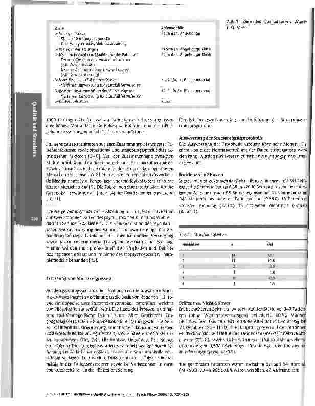 Vorschauseite 2: Interdisziplinäre Qualitätszirkelarbeit in derstationären gerontopsychiatrischen Versorgung amBeispiel des Qualitätszirkels Sturzprophylaxe
