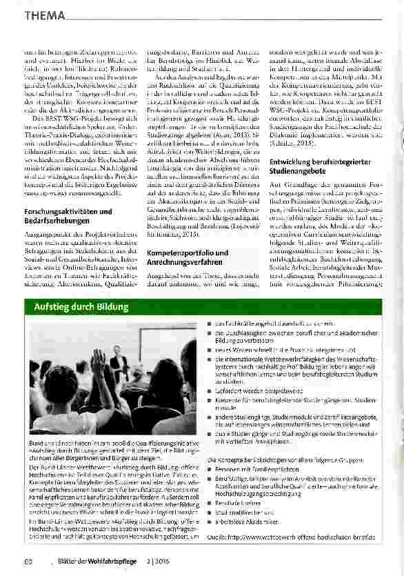 Vorschauseite 2: Offene Hochschulen als Ziel