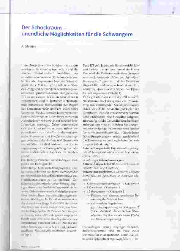 Vorschauseite 1: Der Schockraumunendliche Möglichkeiten für die Schwangere