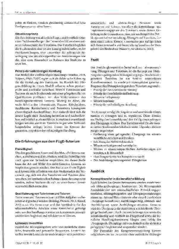 Vorschauseite 5: Bildungsübergänge durch Tutorien erfolgreich gestalten