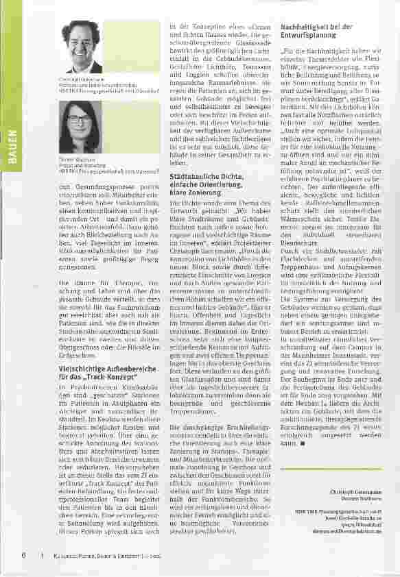Vorschauseite 3: Kranken Versorgung, Forschung und Lehre auf höchstem Niveau