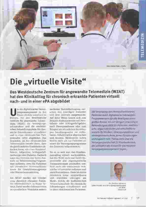 Vorschauseite 1: Die „virtuelle Visite“