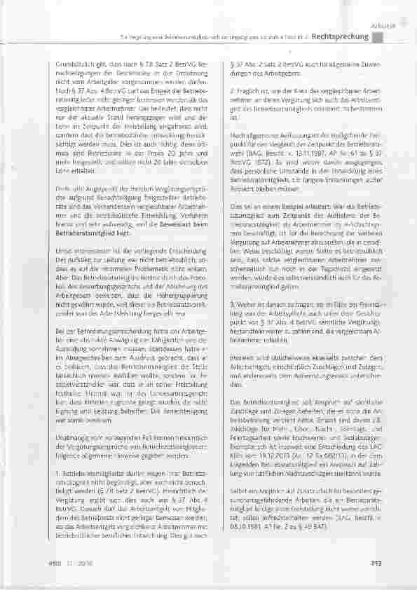 Vorschauseite 6: Zur Vergütung eines Betriebsratsmitglieds nach der Entgeltgruppe 9d Stufe 4 TVÖD BT-K