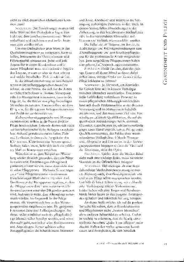Vorschauseite 5: TÖTUNGSDELIKTE IN DER PFLEGE: GERÄT DIE GANZE BERUFSGRUPPE IN MISSKREDIT?