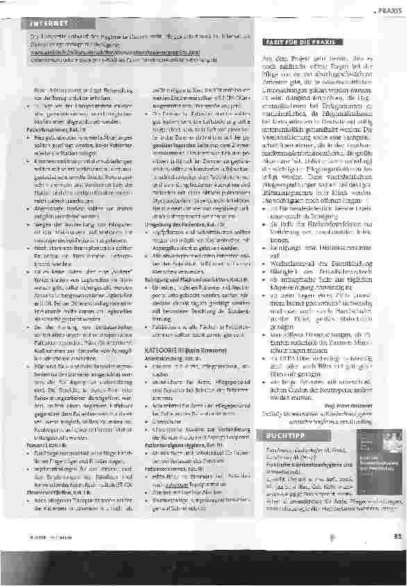 Vorschauseite 4: Hygiene in der Onkologie