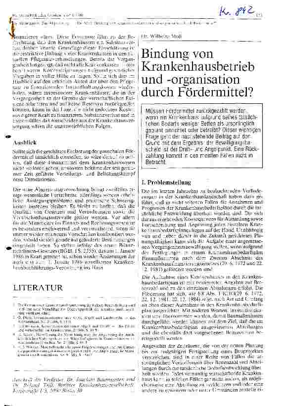 Vorschauseite 5: Zur Abgrenzung der Investionskosten von den pflegesatzfähigen Kosten
