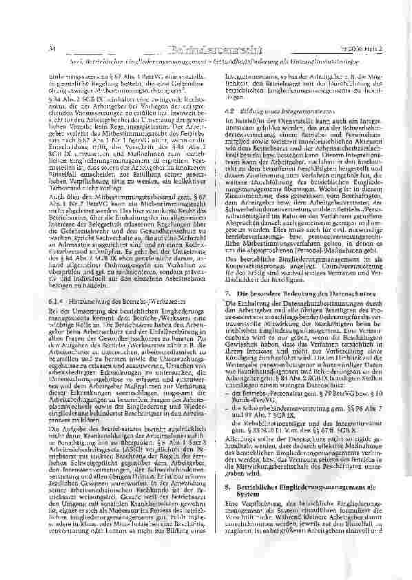 Vorschauseite 5: Betriebliches Eingliederungsmanagement -Gesundheitsförderung als Unternehmensstrategie-