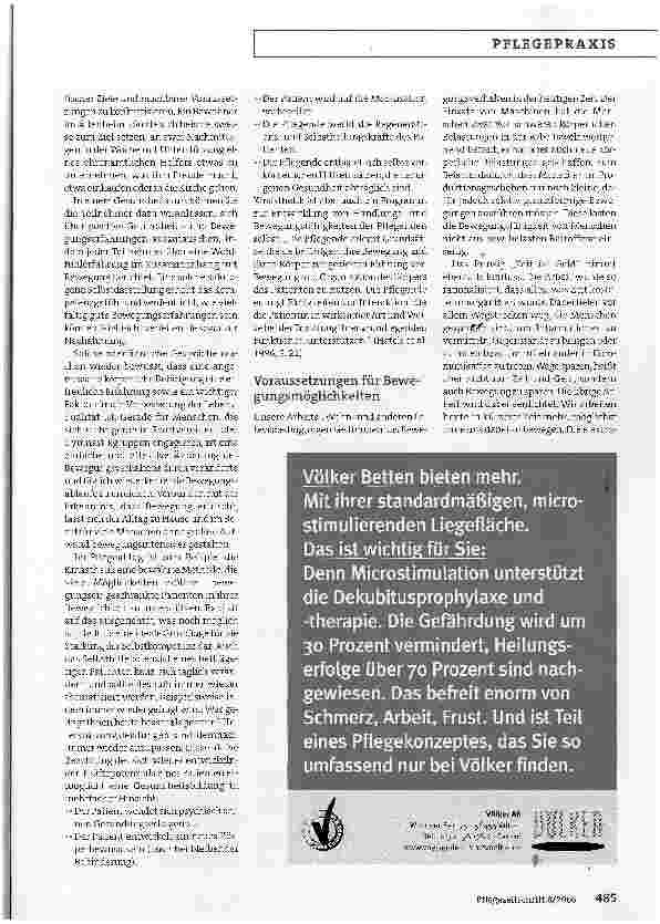 Vorschauseite 4: Bewegung - ein Kennzeichen für Leben und Lebendigkeit