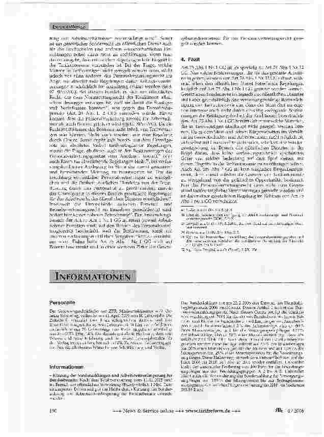 Vorschauseite 6: Die Gesetzgebungskompetenz für das Arbeitsrecht des öffentlichen Dienstes