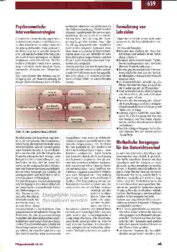 Vorschauseite 3: Probleme beim pflegerischen Umgang mit der Haut Möglichkeiten und Grenzen von Ausbildung