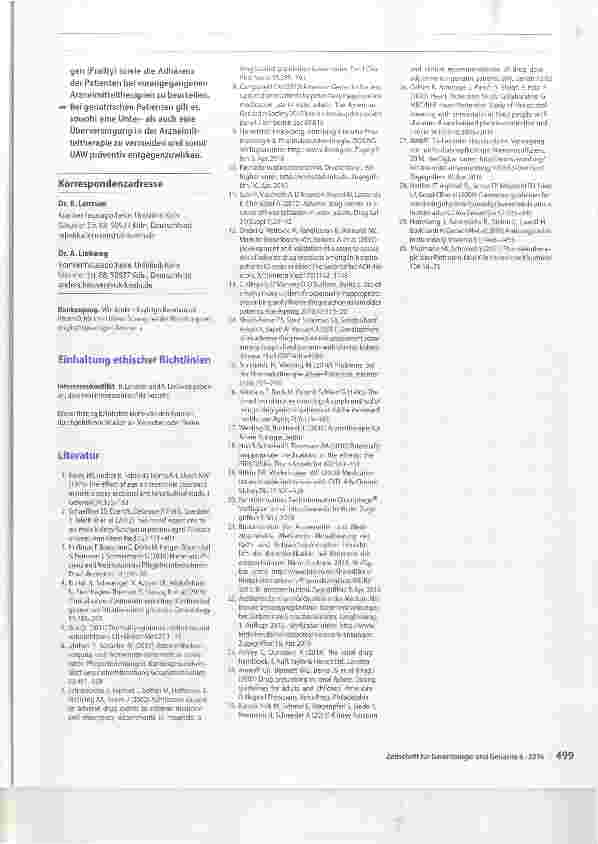 Vorschauseite 6: Strategien der altersadäquaten Pharmakotherapie bei Niereninsuffizienz
