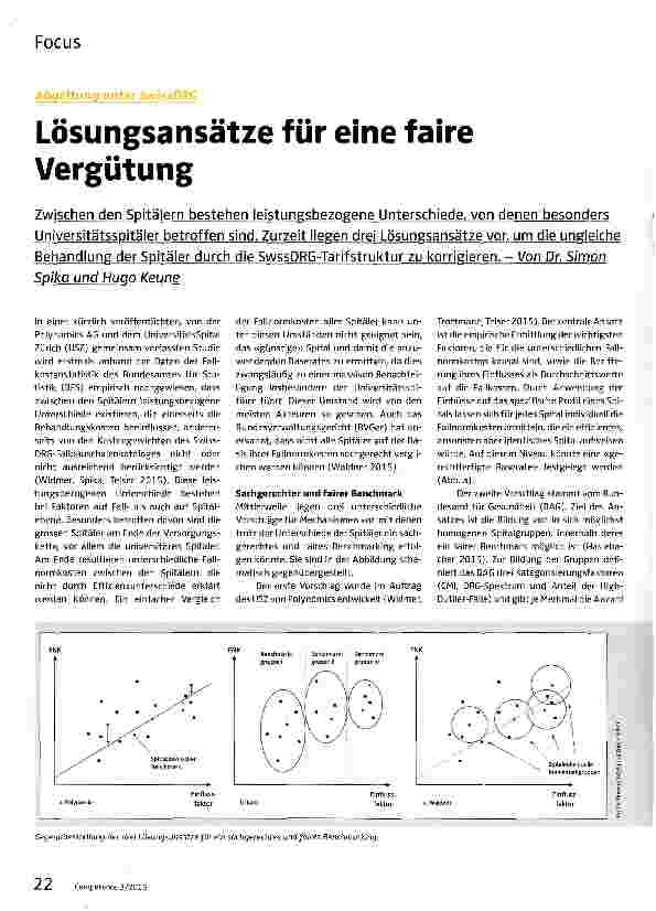 Vorschauseite 1: Lösungsansätze für eine faire Vergütung