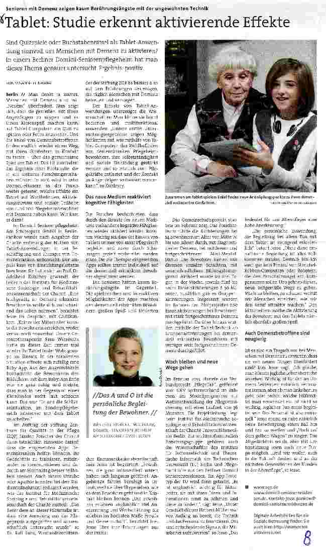 Vorschauseite 1: Tablet: Studie erkennt aktivierende Effekte