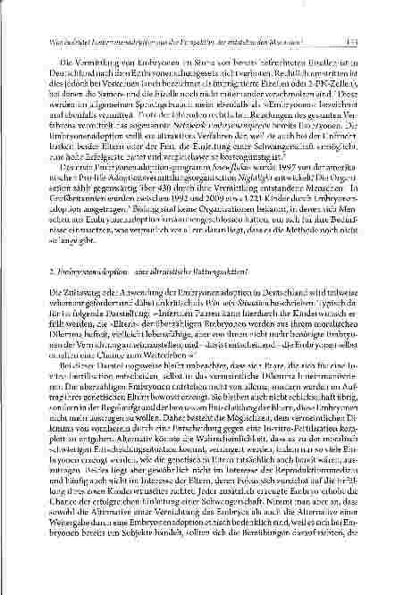 Vorschauseite 3: Was bedeutet Embryonenadoption aus der Perspektive der entstehenden Menschen?