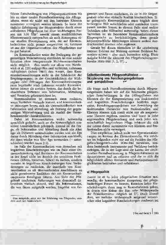 Vorschauseite 5: Das Bedürfnis nach Selbstbestimmung bei PflegebedürftigkeitKonzept und Forschungsperspektiven