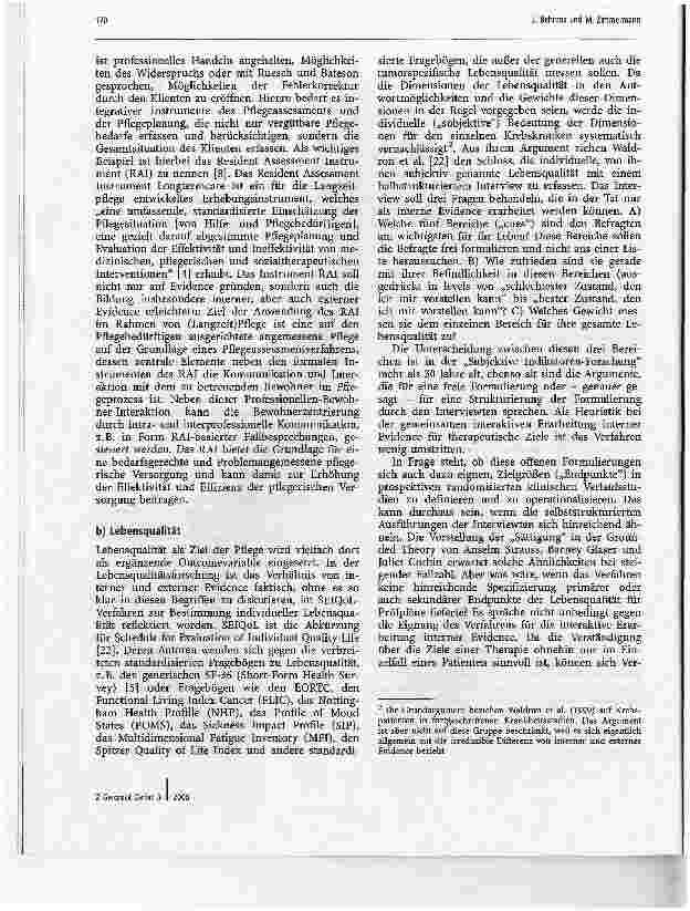 Vorschauseite 6: Das Bedürfnis nach Selbstbestimmung bei PflegebedürftigkeitKonzept und Forschungsperspektiven