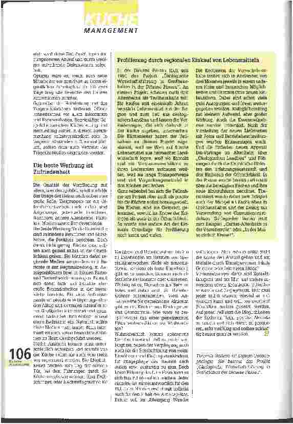 Vorschauseite 4: Gutes Image ist kein Zufall Küche als Mittel zur Heimprofilierung