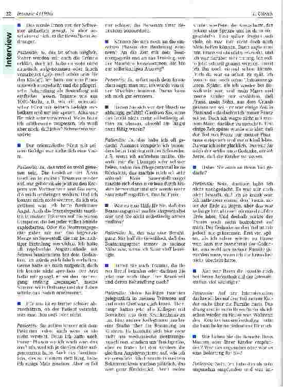 Vorschauseite 2: Die Erfahrungen einer Patientin auf der Intensivstation - ein Erlebnisbericht anhand eines geführten Interviews