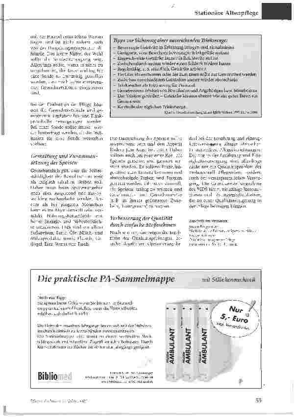Vorschauseite 3: Ernährung der Bewohner ist oft Schwachstelle in Heimen
