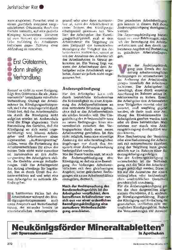 Vorschauseite 3: Kündigung, Änderungskündigung und Aufhebungsvertrag