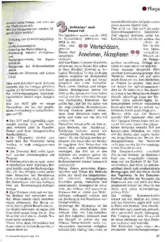 Vorschauseite 6: Altersverwirrtheit (k)ein Thema für die Krankenpflege? 1. Teil