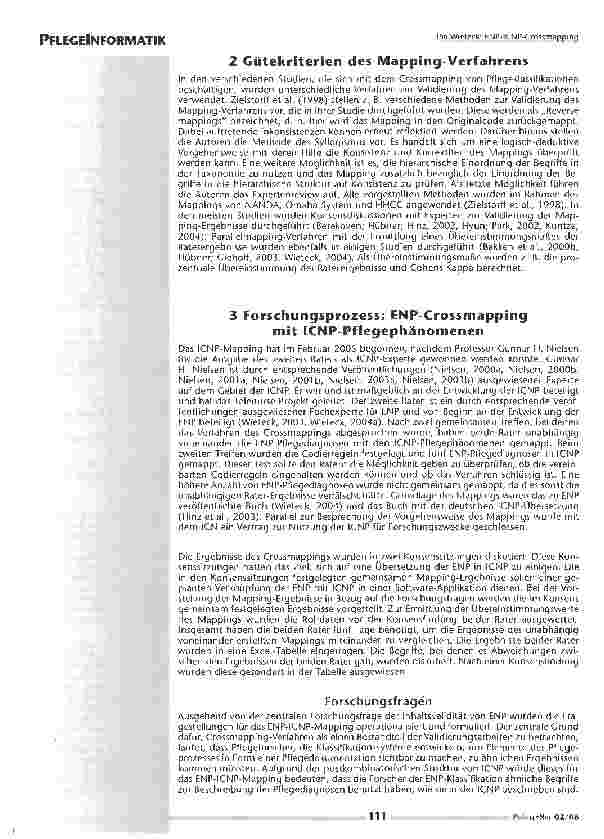 Vorschauseite 3: ENP-ICNP-Crossmapping