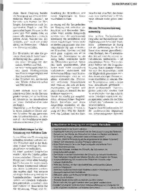 Vorschauseite 2: Schwerstkranke und sterbende Menschen würdevoll begleiten