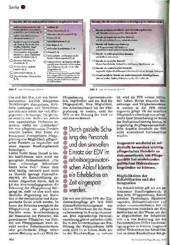 Vorschauseite 6: Die Pflege des Kindes mit Asthma bronchiale 6. Folge (Schluß) - Weitere pflegerische Aspekte -