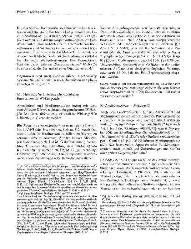 Vorschauseite 2: Zur Abgrenzung von Arzneimitteln und Medizinprodukten