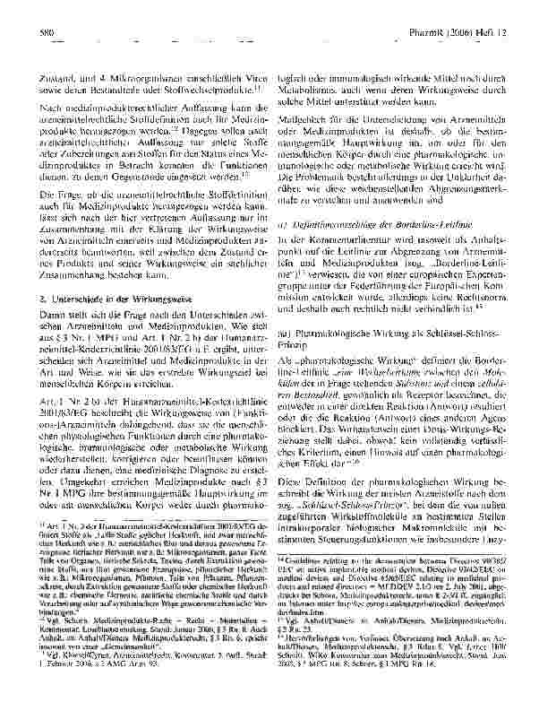 Vorschauseite 3: Zur Abgrenzung von Arzneimitteln und Medizinprodukten