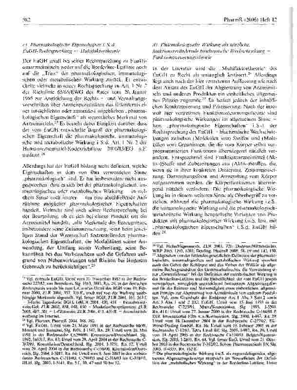 Vorschauseite 5: Zur Abgrenzung von Arzneimitteln und Medizinprodukten