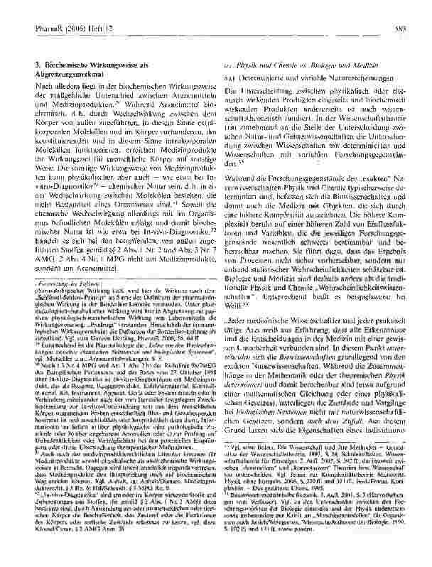 Vorschauseite 6: Zur Abgrenzung von Arzneimitteln und Medizinprodukten