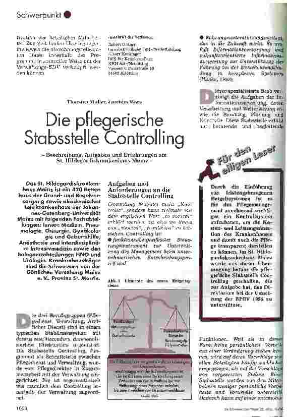 Vorschauseite 4: Aspekte des Personalmanagements im Pflegedienst EDV-gestütztes Dienstplanprogramm