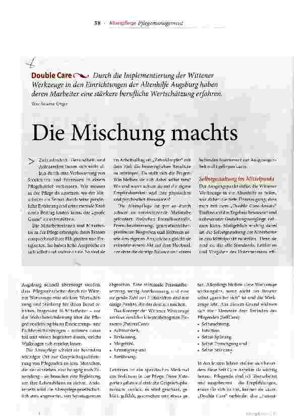 Vorschauseite 1: Die Mischung machts