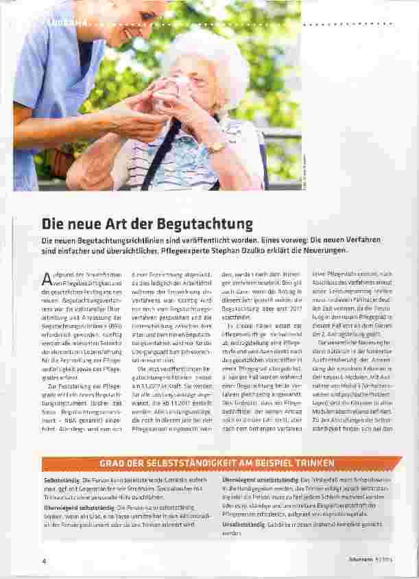 Vorschauseite 1: Die neue Art der Begutachtung