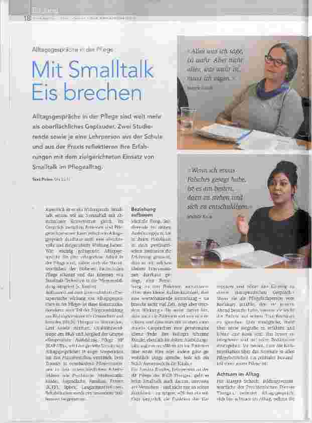 Vorschauseite 1: Mit Smalltalk Eis brechen