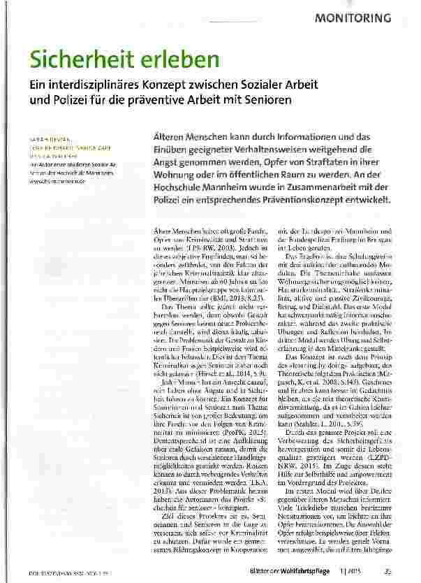 Vorschauseite 1: Sicherheit erleben