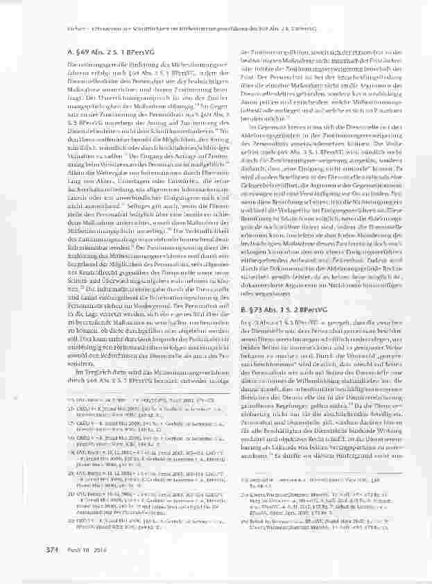 Vorschauseite 3: Das Erfordernis der Schriftlichkeit im Mitbestimmungsverfahren des §69 Abs. 2 S. 5 BPersVG und dessen praktische Anwendung